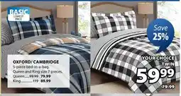JYSK Oxford/Cambridge 5-piece bed-in-a-bag offer