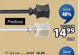 JYSK Predosa Single Curtain Rod Kit offer