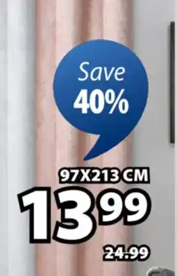 JYSK ASTRID Room darkening curtain offer