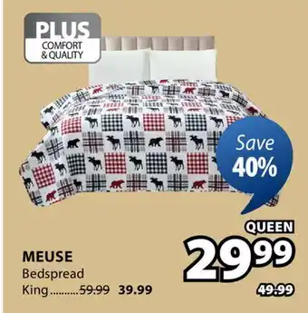 JYSK MEUSE Bedspread offer