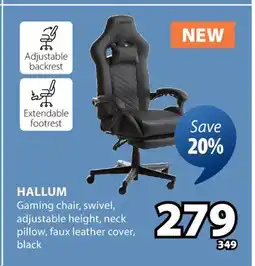JYSK HALLUM Gaming chair offer