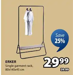 JYSK ERKER Single garment rack offer