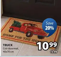 JYSK TRUCK Coir doormat offer
