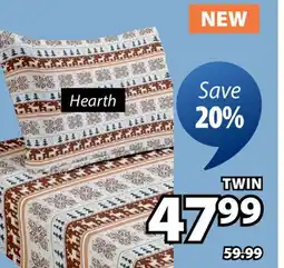 JYSK Hearth Flannel Sheet Set offer