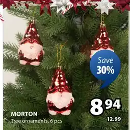 JYSK MORTON Tree ornaments offer