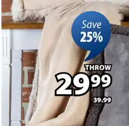 JYSK THROW Sherpa offer
