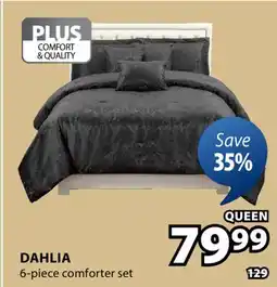 JYSK Dahlia 6-piece comforter set offer