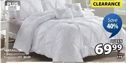 JYSK VERSAILLES 5-piece comforter set offer