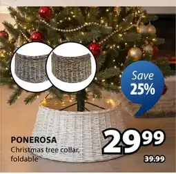 JYSK PONEROSA Christmas tree collar, foldable offer