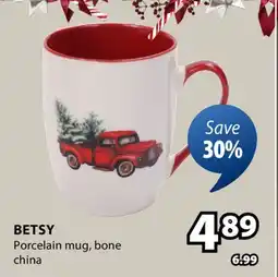 JYSK BETSY Porcelain mug offer