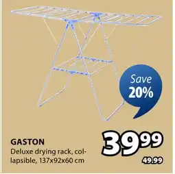 JYSK GASTON Deluxe drying rack offer