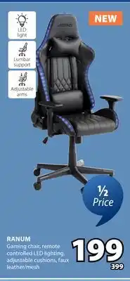 JYSK RANUM Gaming chair offer
