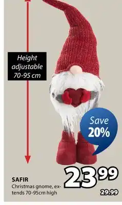 JYSK SAFIR Christmas gnome offer