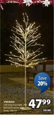 JYSK Vneado LED twig tree light offer