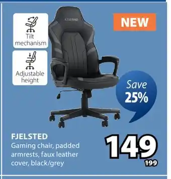 JYSK FJELSTED Gaming chair offer