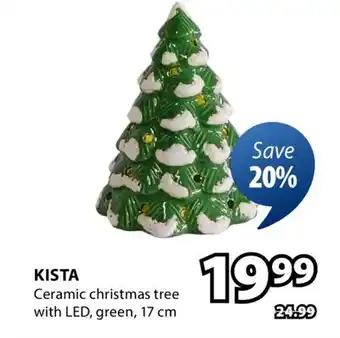 JYSK Kista Ceramic christmas tree offer