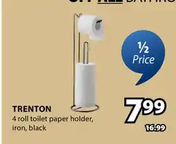 JYSK TRENTON 4 roll toilet paper holder, iron offer