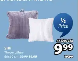 JYSK SIRI Throw pillow offer