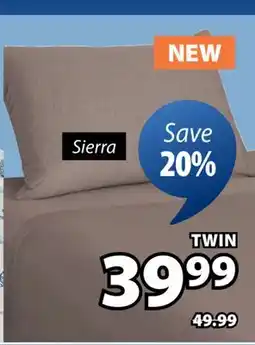 JYSK Sierra Sheet Set Twin offer