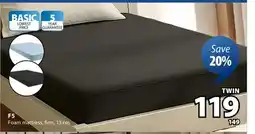 JYSK F5 Foam mattress offer