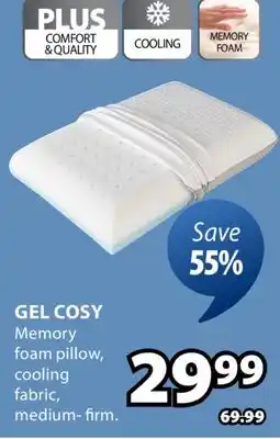 JYSK Gel Cosy Memory foam offer