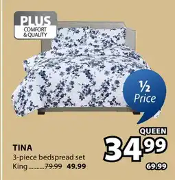 JYSK TINA 3-piece bedspread set Queen offer