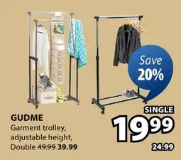 JYSK GUDME Garment trolley offer