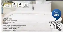 JYSK AVRANCHES Wool duvet offer