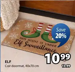 JYSK ELF Coir doormat offer