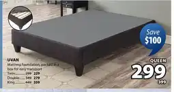 JYSK UVAN Mattress foundation, packed in a box for easy transport offer