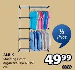 JYSK ALRIK Standing closet organizer offer