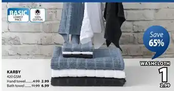 JYSK KARBY 420 GSM offer