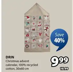 JYSK DRIN Christmas advent calendar offer