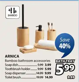 JYSK ARNICA Bath Tray offer