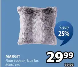 JYSK MARGIT Floor cushion, faux fur offer