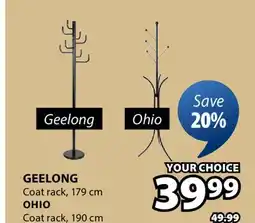 JYSK Geelong Coat rack offer