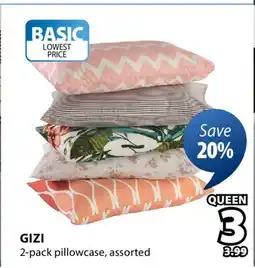 JYSK GIZI 2-pack pillowcase offer