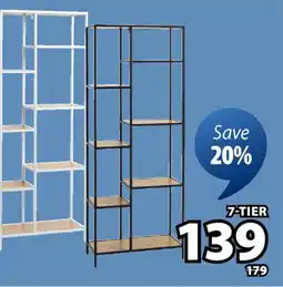 JYSK TRAPPEDAL 7-tier shelf offer