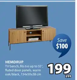 JYSK HEMDRUP TV bench offer