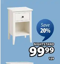JYSK Stoke 1-Drawer Nightstand offer