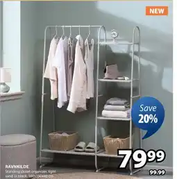 JYSK RAVNKILDE Standing closet organizer offer