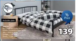 JYSK VAASA Bed frame, low-profile design offer