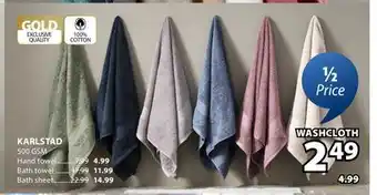 JYSK KARLSTAD 500 GSM offer