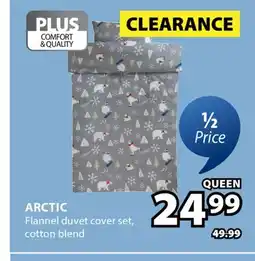 JYSK Arctic Flannel duvet cover set offer