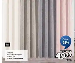 JYSK DARBY Blackout curtain panel offer
