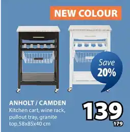JYSK ANHOLT / CAMDEN Kitchen cart offer