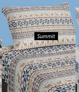 JYSK SUMMIT FLANNEL SHEET SET offer