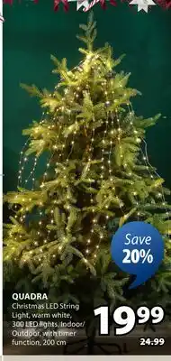 JYSK QUADRA Christmas LED String Light offer