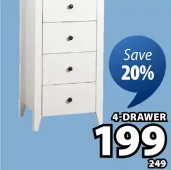 JYSK Stoke 4-DRAWER offer