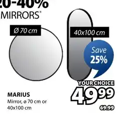 JYSK MARIUS Mirror offer